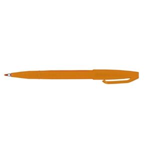 Pentel S520 Sign Pen Stylo feutre à pointe fibre fine acrylique Orange - Publicité