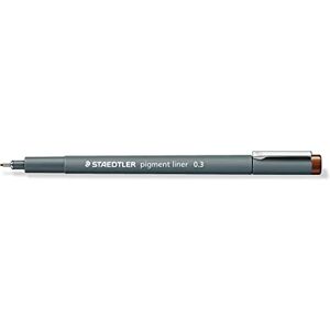 Staedtler Pigment Liner 308 Feutre Pointe Calibrée 0.3 Mm Brun - Publicité Staedtler Pigment Liner 308 Feutre Pointe Calibrée 0.3 Mm Brun - Publicité