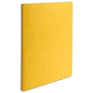 Exacompta Réf. 11506H Paquet de 50 chemises en carte lustrée 400 g/m² extension du dos de 15 à 35 mm chemises certifiées FSC® dimensions 24 x 32 cm pour documents format A4 couleur jaune - Publicité Exacompta Réf. 11506H Paquet de 50 chemises en carte lustrée 400 g/m² extension du dos de 15 à 35 mm chemises certifiées FSC® dimensions 24 x 32 cm pour documents format A4 couleur jaune - Publicité