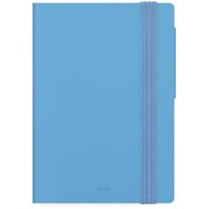LEGAMI Agenda journalier petit 2026, rétro bleu, 12 mois petit, fermeture avec élastique, journal de janvier 2026 à décembre 2026, en papier FSC certifié, 9,5 x 13,5 cm - Publicité LEGAMI Agenda journalier petit 2026, rétro bleu, 12 mois petit, fermeture avec élastique, journal de janvier 2026 à décembre 2026, en papier FSC certifié, 9,5 x 13,5 cm - Publicité