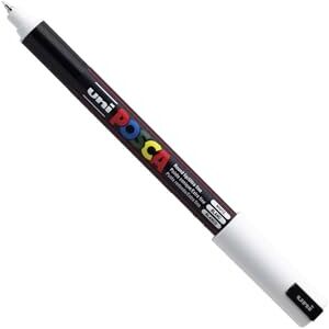 POSCA Marqueur Blanc PC1MR Pointe calibrée Extra-f - Publicité POSCA Marqueur Blanc PC1MR Pointe calibrée Extra-f - Publicité
