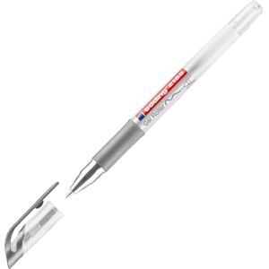 Edding 2185 Roller à encre gel argent 1 stylo -,7 mm stylo gel pour écrire, dessiner, pour mandalas, bullet journals roller gel, stylo roller - Publicité Edding 2185 Roller à encre gel argent 1 stylo -,7 mm stylo gel pour écrire, dessiner, pour mandalas, bullet journals roller gel, stylo roller - Publicité