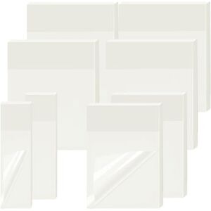 JANUIXCO 400 Pcs Transparent Sticky Notes Réutilisables Notes Autocollantes, Imperméables pour l'École, la Maison et le Bureau (Quatre Tailles) - Publicité JANUIXCO 400 Pcs Transparent Sticky Notes Réutilisables Notes Autocollantes, Imperméables pour l'École, la Maison et le Bureau (Quatre Tailles) - Publicité