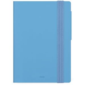 LEGAMI Agenda hebdomadaire petit 2026, rétro bleu, 12 mois petit, fermeture avec élastique, journal de janvier 2026 à décembre 2026, en papier FSC certifié, 9,5 x 13,5 cm - Publicité LEGAMI Agenda hebdomadaire petit 2026, rétro bleu, 12 mois petit, fermeture avec élastique, journal de janvier 2026 à décembre 2026, en papier FSC certifié, 9,5 x 13,5 cm - Publicité