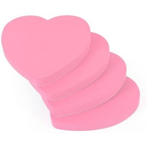 EVG Evergreen Goods Lot de 4 blocs de notes adhésives amovibles en forme de cœur Rose pastel 7,6 x 7,6 cm – Pour bureau, école, maison, Saint-Valentin - Publicité EVG Evergreen Goods Lot de 4 blocs de notes adhésives amovibles en forme de cœur Rose pastel 7,6 x 7,6 cm – Pour bureau, école, maison, Saint-Valentin - Publicité