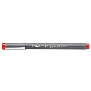 Staedtler Pigment Liner 308 Feutre Pointe Calibrée 0.5 Mm Rouge - Publicité Staedtler Pigment Liner 308 Feutre Pointe Calibrée 0.5 Mm Rouge - Publicité