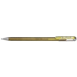 Pentel 23-k110 Dual métallique Hybrid Dual métallique Roller encre gel, Gel, 1 pièce, brillant 2 effets de couleurs différentes sur papier clair/foncé 0,5mm or - Publicité Pentel 23-k110 Dual métallique Hybrid Dual métallique Roller encre gel, Gel, 1 pièce, brillant 2 effets de couleurs différentes sur papier clair/foncé 0,5mm or - Publicité