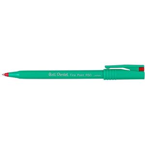 Pentel R50-B Feutre à bille Pointe plastique 0,8 mm Rouge - Publicité Pentel R50-B Feutre à bille Pointe plastique 0,8 mm Rouge - Publicité