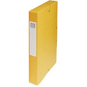 Exacompta Réf. 50409E 8 boites de classement avec élastiques Exabox en carte lustrée 600g/m2 Dos 4 cm dimensions 25 x 33 cm pour documents A4 couleur jaune livrées montées - Publicité Exacompta Réf. 50409E 8 boites de classement avec élastiques Exabox en carte lustrée 600g/m2 Dos 4 cm dimensions 25 x 33 cm pour documents A4 couleur jaune livrées montées - Publicité