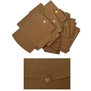 CZAKOMIX 40 PCS Enveloppe Kraft, Petite Enveloppe Mariage, Enveloppes Cadeau, Avec Boucle En Forme De Cœur,Pour Les Invitations,Les Mariages,Les Cartes-Cadeaux Diy,Noël Et La Saint-Valentin - Publicité CZAKOMIX 40 PCS Enveloppe Kraft, Petite Enveloppe Mariage, Enveloppes Cadeau, Avec Boucle En Forme De Cœur,Pour Les Invitations,Les Mariages,Les Cartes-Cadeaux Diy,Noël Et La Saint-Valentin - Publicité