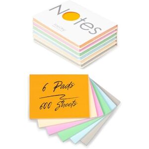 EASYCLING ® Lot de 600 feuilles de notes autocollantes électrostatiques pour toutes les surfaces, mobiles et coulissantes sur n'importe quelle surface, 10 x 7,5 cm - Publicité EASYCLING ® Lot de 600 feuilles de notes autocollantes électrostatiques pour toutes les surfaces, mobiles et coulissantes sur n'importe quelle surface, 10 x 7,5 cm - Publicité