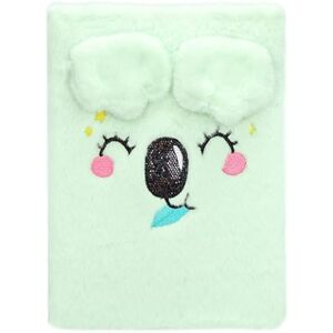EXERZ Carnet A5 « Oreilles Pop-Up » Koala – Journal Fourrure Vert Menthe, Nez Pailleté, 160 Pages – Carnet Peluche Doux pour Enfants, École & Cadeau (Vert Menthe) - Publicité EXERZ Carnet A5 « Oreilles Pop-Up » Koala – Journal Fourrure Vert Menthe, Nez Pailleté, 160 Pages – Carnet Peluche Doux pour Enfants, École & Cadeau (Vert Menthe) - Publicité