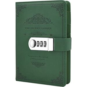 Ai-life Rétro Vintage PU Cuir Carnet de Notes Agenda Planificateur Organisateur avec Serrure à combinaison, Cahier/Journal Bloc-notes/Aidemémoire Cadenas Carnet, Porte-stylo(200x130mm) - Publicité Ai-life Rétro Vintage PU Cuir Carnet de Notes Agenda Planificateur Organisateur avec Serrure à combinaison, Cahier/Journal Bloc-notes/Aidemémoire Cadenas Carnet, Porte-stylo(200x130mm) - Publicité