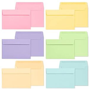 MATICAN Enveloppes C6 – Lot de 48 Enveloppes A6 Colorées pour Faire-Part, Cartes et Messages, 114 x 162 mm, Idéales pour Mariages, Anniversaires et Remerciements, 6 Couleurs Pastel Douces - Publicité MATICAN Enveloppes C6 – Lot de 48 Enveloppes A6 Colorées pour Faire-Part, Cartes et Messages, 114 x 162 mm, Idéales pour Mariages, Anniversaires et Remerciements, 6 Couleurs Pastel Douces - Publicité