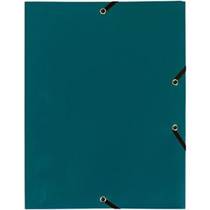 Exacompta Réf. 55903E 1 chemise à élastiques économique pochette 3 rabats en polypropylène opaque dimensions 24 x 32 cm pour documents au format A4 couleur vert - Publicité Exacompta Réf. 55903E 1 chemise à élastiques économique pochette 3 rabats en polypropylène opaque dimensions 24 x 32 cm pour documents au format A4 couleur vert - Publicité