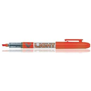 PILOT Surligneur de Poche Pointe Biseautée Encre Liquide Coloris Orange V-Light - Publicité PILOT Surligneur de Poche Pointe Biseautée Encre Liquide Coloris Orange V-Light - Publicité
