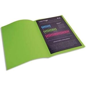 Exacompta Paquet de 100 chemises Rock's en carte 210 g, coloris vert clair - Publicité Exacompta Paquet de 100 chemises Rock's en carte 210 g, coloris vert clair - Publicité
