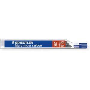 Staedtler Mars Micro Carbon 250 Etui 12 Mines Graphite 0,5 mm 2B - Publicité Staedtler Mars Micro Carbon 250 Etui 12 Mines Graphite 0,5 mm 2B - Publicité