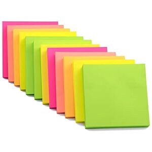 EVG Evergreen Goods Ltd 12 Notes Autocollantes Adhésives 76x76mm (3"x3") Bloc Notes Amovibles En Jaune, Rose, Orange, Vert, Pêche 100 Feuilles/bloc Utilisation Bureau, Maison, éCole - Publicité EVG Evergreen Goods Ltd 12 Notes Autocollantes Adhésives 76x76mm (3"x3") Bloc Notes Amovibles En Jaune, Rose, Orange, Vert, Pêche 100 Feuilles/bloc Utilisation Bureau, Maison, éCole - Publicité
