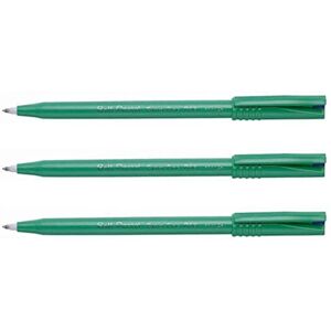 Pentel Lot de 3 Stylos roller encre Ball R56 Pte fine Vert - Publicité Pentel Lot de 3 Stylos roller encre Ball R56 Pte fine Vert - Publicité