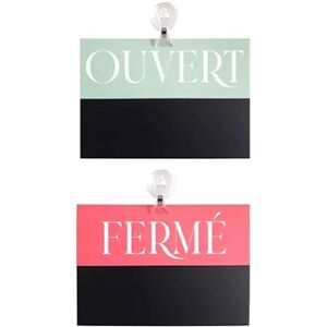 INTERFACE-PLV Panneau ardoise "Ouvert Fermé" en PVC format A5 avec fixation ventouse - Publicité INTERFACE-PLV Panneau ardoise "Ouvert Fermé" en PVC format A5 avec fixation ventouse - Publicité