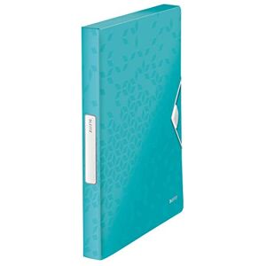 Leitz – Boîte de Classement A4, PP 30 mm, Capacité 250 Feuilles, Fermeture Élastique, Étiquette pour Identification, Menthe WOW, 46290051 - Publicité Leitz – Boîte de Classement A4, PP 30 mm, Capacité 250 Feuilles, Fermeture Élastique, Étiquette pour Identification, Menthe WOW, 46290051 - Publicité