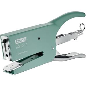 Rapid Classic K1+ Pince Agrafeuse – Capacité 50 feuilles, Compatible Agrafes 26/6 et 26/8+, Enclume réglable et chargement arrière, Certifiée ClimatePartner – Bureau, Maison, Bricolage (Vert) - Publicité Rapid Classic K1+ Pince Agrafeuse – Capacité 50 feuilles, Compatible Agrafes 26/6 et 26/8+, Enclume réglable et chargement arrière, Certifiée ClimatePartner – Bureau, Maison, Bricolage (Vert) - Publicité