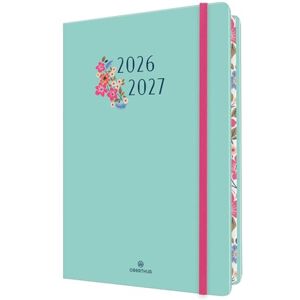 Oberthur 1 Agenda à Elastique Semainier 25 Couverture TIVOLI Bleu Pastel Septembre 2026 à Septembre 2027 Dimension 17 x 24,5 cm Bilingue - Publicité Oberthur 1 Agenda à Elastique Semainier 25 Couverture TIVOLI Bleu Pastel Septembre 2026 à Septembre 2027 Dimension 17 x 24,5 cm Bilingue - Publicité