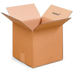 Master'in Caisse carton double cannelure Brune 250 x 250 x 250 mm Lot de 10 caisses - Publicité Master'in Caisse carton double cannelure Brune 250 x 250 x 250 mm Lot de 10 caisses - Publicité