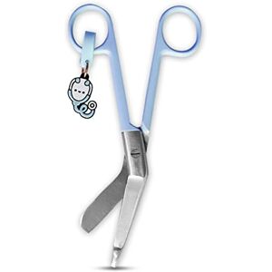 JJ LMS Ciseaux infirmier ciseaux bout émoussé infirmiere accessoires acier inoxydable materiel infirmiere design porte-clés distinctif - Publicité JJ LMS Ciseaux infirmier ciseaux bout émoussé infirmiere accessoires acier inoxydable materiel infirmiere design porte-clés distinctif - Publicité