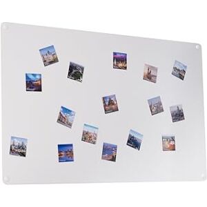 STALFORM STALFOM Panneau Magnétique en Acier Mural Blanc 80x50 Tableau Magnétique Plaque à Visser Aimanté Idéal pour Mur - Publicité STALFORM STALFOM Panneau Magnétique en Acier Mural Blanc 80x50 Tableau Magnétique Plaque à Visser Aimanté Idéal pour Mur - Publicité
