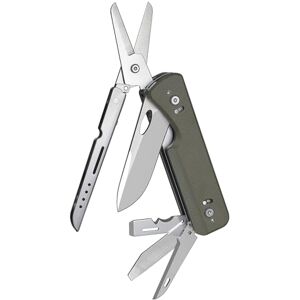 Roxon Flex Shears S505G Outil multifonction modulaire avec grands ciseaux fixes, lames interchangeables BA01-BA17 et accessoires interchangeables FT01-FT12(Vert) - Publicité Roxon Flex Shears S505G Outil multifonction modulaire avec grands ciseaux fixes, lames interchangeables BA01-BA17 et accessoires interchangeables FT01-FT12(Vert) - Publicité