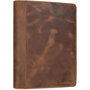 STILORD Leif Conférencier DIN A5 Cuir Véritable Vintage Organiseur Porte-Documents Housse Classeur Portfolio en Cuir Pochette Document conférencier Couleur:seppia Marron - Publicité STILORD Leif Conférencier DIN A5 Cuir Véritable Vintage Organiseur Porte-Documents Housse Classeur Portfolio en Cuir Pochette Document conférencier Couleur:seppia Marron - Publicité