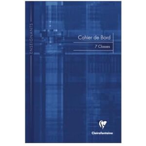 Clairefontaine Lot de 3 Cahiers de bord piqué 21x29,7 48p 7 classes couleur aléatoire - Publicité Clairefontaine Lot de 3 Cahiers de bord piqué 21x29,7 48p 7 classes couleur aléatoire - Publicité