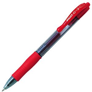 PILOT 234606 Stylo Roller encre gel G2 10 Rouge 1 mm - Publicité PILOT 234606 Stylo Roller encre gel G2 10 Rouge 1 mm - Publicité