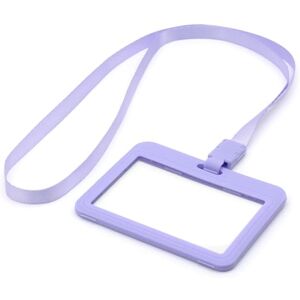 Lanyards Tomorrow.co.uk LanyardsTomorrow Lot de 12 cordons et porte-badges comprenant un porte-carte d'identité rigide horizontal et profilé, un tour de cou de couleur unie avec clip en plastique (violet) - Publicité Lanyards Tomorrow.co.uk LanyardsTomorrow Lot de 12 cordons et porte-badges comprenant un porte-carte d'identité rigide horizontal et profilé, un tour de cou de couleur unie avec clip en plastique (violet) - Publicité
