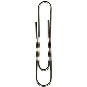 Durable 121224 Boîte de 100 Trombones 50 mm Cuivré - Publicité Durable 121224 Boîte de 100 Trombones 50 mm Cuivré - Publicité