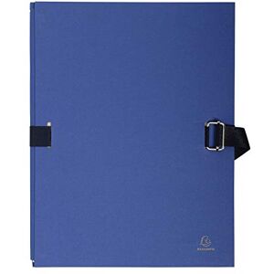 Exacompta Réf. 223229E 1 chemise à dos extensible en papier toilé couleur fermeture par sangle avec rabat en pied boucle à coulisseau cranté dim 24 x 32 cm couleur bleu foncé - Publicité Exacompta Réf. 223229E 1 chemise à dos extensible en papier toilé couleur fermeture par sangle avec rabat en pied boucle à coulisseau cranté dim 24 x 32 cm couleur bleu foncé - Publicité