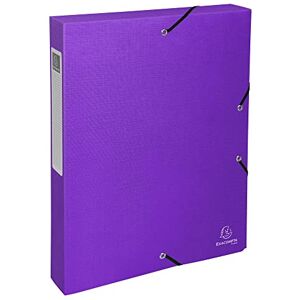 Exacompta Réf. 59640E 1 boîte de classement avec élastiques Teksto en carte enduite Dos 40 mm dimensions 25 x 33 cm pour documents au format A4 couleurs aléatoires livrée montée - Publicité Exacompta Réf. 59640E 1 boîte de classement avec élastiques Teksto en carte enduite Dos 40 mm dimensions 25 x 33 cm pour documents au format A4 couleurs aléatoires livrée montée - Publicité