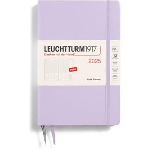 LEUCHTTURM1917 371021 Agenda semainier 2025 Paperback B6+, couverture rigide, 12 mois, ligné, violet - Publicité LEUCHTTURM1917 371021 Agenda semainier 2025 Paperback B6+, couverture rigide, 12 mois, ligné, violet - Publicité