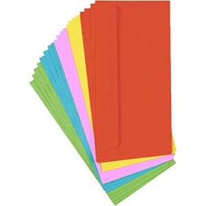 Stylex Paper24 Lot de 20 enveloppes longues colorées DIN 680 - Publicité Stylex Paper24 Lot de 20 enveloppes longues colorées DIN 680 - Publicité