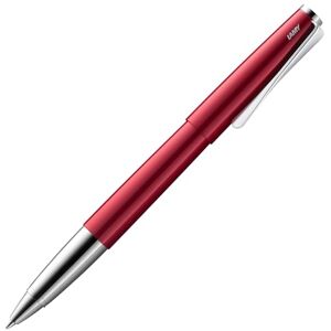 Lamy studio pianored stylo roller en métal élégant avec clip en forme d'hélice et largeur de trait M avec recharge roller M 63 en noir - Publicité Lamy studio pianored stylo roller en métal élégant avec clip en forme d'hélice et largeur de trait M avec recharge roller M 63 en noir - Publicité