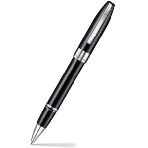 Sheaffer Legacy Heritage Stylo roller laqué noir avec garniture en palladium et pochette pour stylo - Publicité Sheaffer Legacy Heritage Stylo roller laqué noir avec garniture en palladium et pochette pour stylo - Publicité