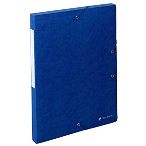 Exacompta Réf. 50702E 10 boites de classement avec élastiques Scotten en carte lustrée gaufrée 600g/m2 dos 2,5 cm dimensions 25 x 33 cm pour documents A4 couleur bleu livrées montées - Publicité Exacompta Réf. 50702E 10 boites de classement avec élastiques Scotten en carte lustrée gaufrée 600g/m2 dos 2,5 cm dimensions 25 x 33 cm pour documents A4 couleur bleu livrées montées - Publicité