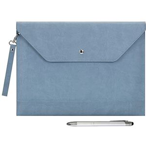 Wonderpool A4 Épaissi PU Cuir Enveloppe Cas Portfolio Dossier avec Poches Intérieures Pochette pour Document et Papeterie Fichier Organisateur Tablette PC Manches Titulair (Bleu ciel) - Publicité Wonderpool A4 Épaissi PU Cuir Enveloppe Cas Portfolio Dossier avec Poches Intérieures Pochette pour Document et Papeterie Fichier Organisateur Tablette PC Manches Titulair (Bleu ciel) - Publicité