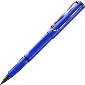 Lamy safari roll-ink blue Stylo roller à cart. d'encre avec grip ergonomique et largeur de trait M pour une écriture agréable et longue durée en plastique ASA robuste cart. bleue T10 - Publicité Lamy safari roll-ink blue Stylo roller à cart. d'encre avec grip ergonomique et largeur de trait M pour une écriture agréable et longue durée en plastique ASA robuste cart. bleue T10 - Publicité