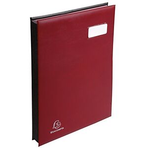 Exacompta Réf. 654779E 1 parapheur Fixapage couverture en PVC expansé système fixapage 24 compartiments en carte rose avec 2 perforations dim 24x32 cm couleur bordeaux - Publicité Exacompta Réf. 654779E 1 parapheur Fixapage couverture en PVC expansé système fixapage 24 compartiments en carte rose avec 2 perforations dim 24x32 cm couleur bordeaux - Publicité