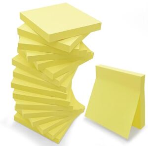 Skythrive Blocs de Notes Autocollantes Jaune 76 x 76 mm Lot de 16 Blocs de Notes Autocollantes pour Bureau, Maison, École, Réunion 100 Feuilles par Bloc 1600 Feuilles - Publicité Skythrive Blocs de Notes Autocollantes Jaune 76 x 76 mm Lot de 16 Blocs de Notes Autocollantes pour Bureau, Maison, École, Réunion 100 Feuilles par Bloc 1600 Feuilles - Publicité