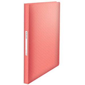 Esselte Porte-vues A4 avec 80 Pochettes, Capacité 160 Feuilles, Rangement & Présentation de Documents, Maison / Bureau, Motif Texturé, Gamme Colour'Breeze, Corail, 628445 - Publicité Esselte Porte-vues A4 avec 80 Pochettes, Capacité 160 Feuilles, Rangement & Présentation de Documents, Maison / Bureau, Motif Texturé, Gamme Colour'Breeze, Corail, 628445 - Publicité