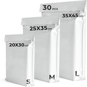 UGIX Enveloppes Plastique d'Expédition,30Pcs-3 Tailles Différentes- Pochettes d'Envoi Colis Vinted, Auto-Adhésives,Résistantes,Opaques,Idéales pour Emballage Colis vinted, Vêtements,Chaussures, Livres - Publicité UGIX Enveloppes Plastique d'Expédition,30Pcs-3 Tailles Différentes- Pochettes d'Envoi Colis Vinted, Auto-Adhésives,Résistantes,Opaques,Idéales pour Emballage Colis vinted, Vêtements,Chaussures, Livres - Publicité